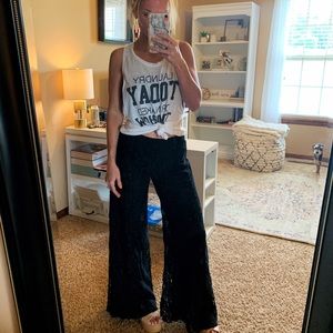 Elan Black Lace Pants